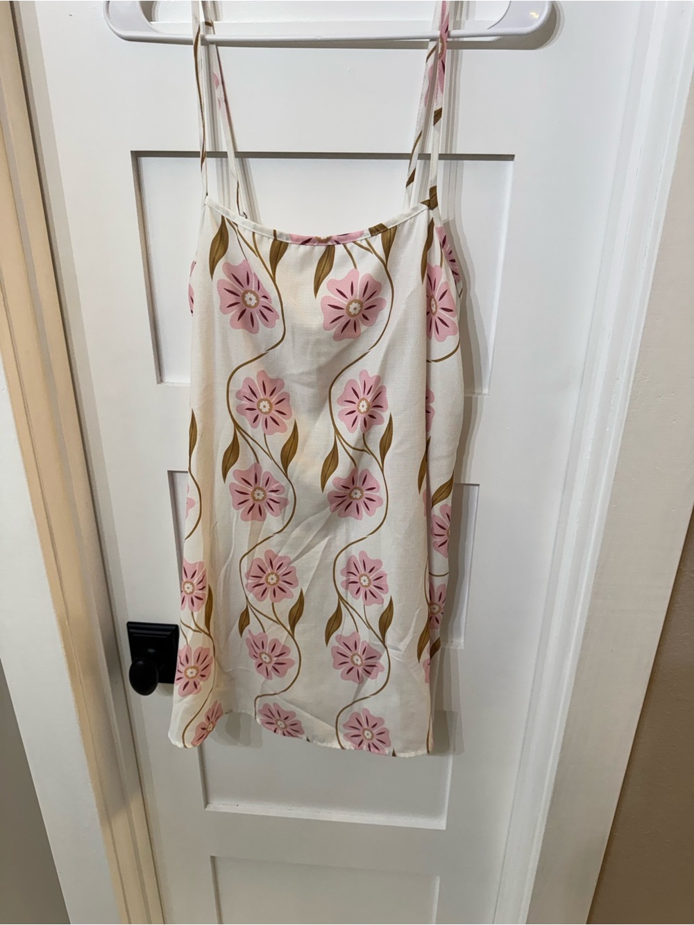 Floral mini slip dress